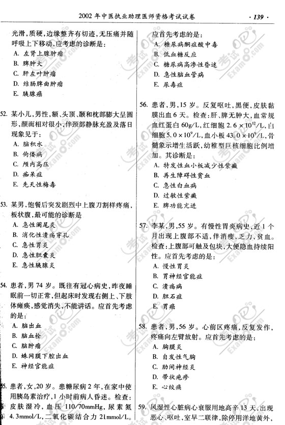 2014醫(yī)師助理考試經(jīng)驗(yàn)_2015年醫(yī)師助理考試答疑_助理醫(yī)師技能考試