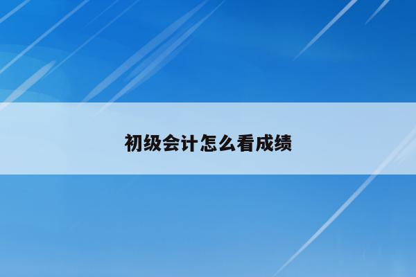 初級會計查詢考試成績時間_初級會計查詢考試成績網(wǎng)站_會計初級考試成績查詢