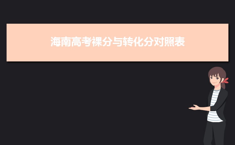 2023海南高考裸分與轉(zhuǎn)化分對照表 如何轉(zhuǎn)化分?jǐn)?shù)